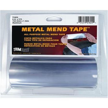 Trimbrite TRIMBRITE T1824 Multi Purpose Tape; Silver; 6 In. X 5 Ft. T18-T1824